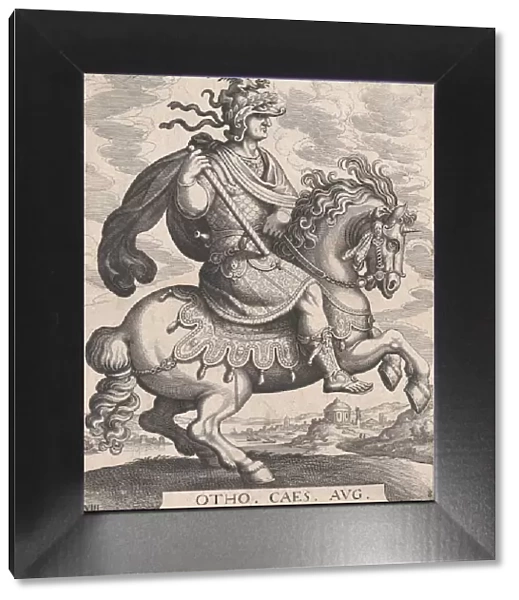 Plate 8: Emperor Otho on Horseback, from The First Twelve Roman Caesars, after Tempes