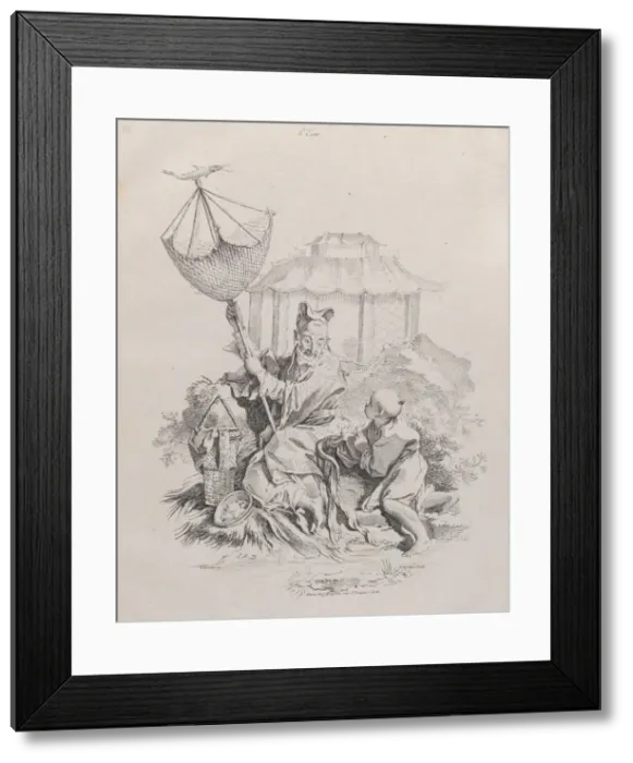 Framed Print : Water, from The Four Elements, 1738-49. Creator: Pierre Alexandre Aveline Framed Print : Water, from The Four Elements, 1738-49. Creator: Pierre Alexandre Aveline