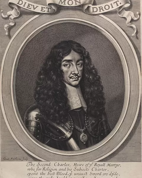 King Charles II, 1660-70. Creator: William Faithorne