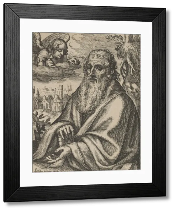 Framed Print : Matthew, from The Four Evangelists, 1610-20. Creator: Petrus Feddes Framed Print : Matthew, from The Four Evangelists, 1610-20. Creator: Petrus Feddes