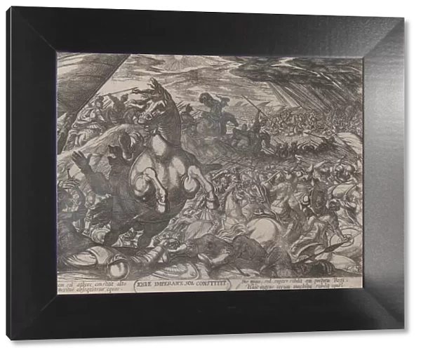 Plate 11: Joshua Ordering the Sun to Stand Still, from The Battles of the Ol... ca