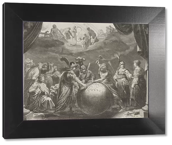 Plate 12: Allegory on the Discord in France, from Caspar Barlaeus