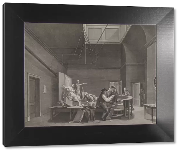 The Drawing Academy at the Felix Meritis Society in Amsterdam, ca. 1800