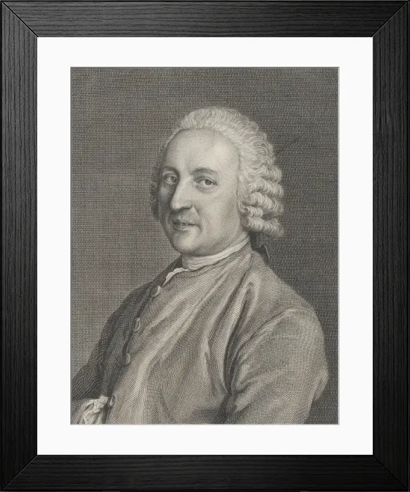 Framed Print : Portrait of Theodore Tronchin, 1782. Creator: Rene Gaillard Framed Print : Portrait of Theodore Tronchin, 1782. Creator: Rene Gaillard