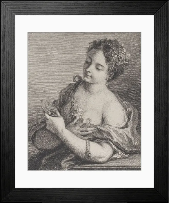 Framed Print : Spring (Le Printemps), 1742-62 Creator: Simon Francois Ravenet Framed Print : Spring (Le Printemps), 1742-62 Creator: Simon Francois Ravenet