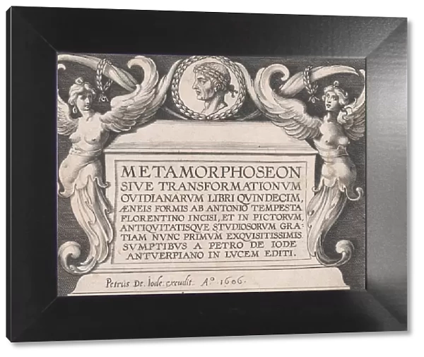 Titlepage to Ovids Metamorphoses, 1606. Creator: Antonio Tempesta