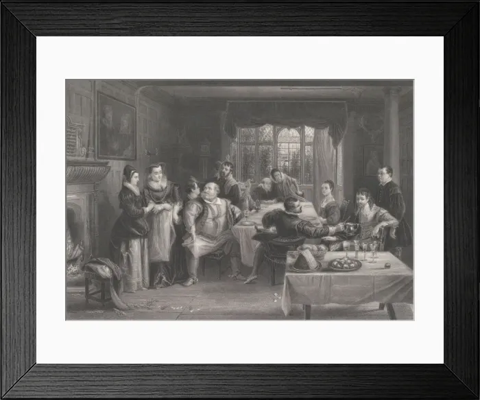 Framed Print : Falstaff and His Friends, The Merry Wives of Windsor'(from Framed Print : Falstaff and His Friends, The Merry Wives of Windsor'(from