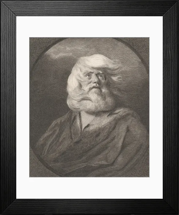 Framed Print : King Lear, 1783. Creator: William Sharp Framed Print : King Lear, 1783. Creator: William Sharp