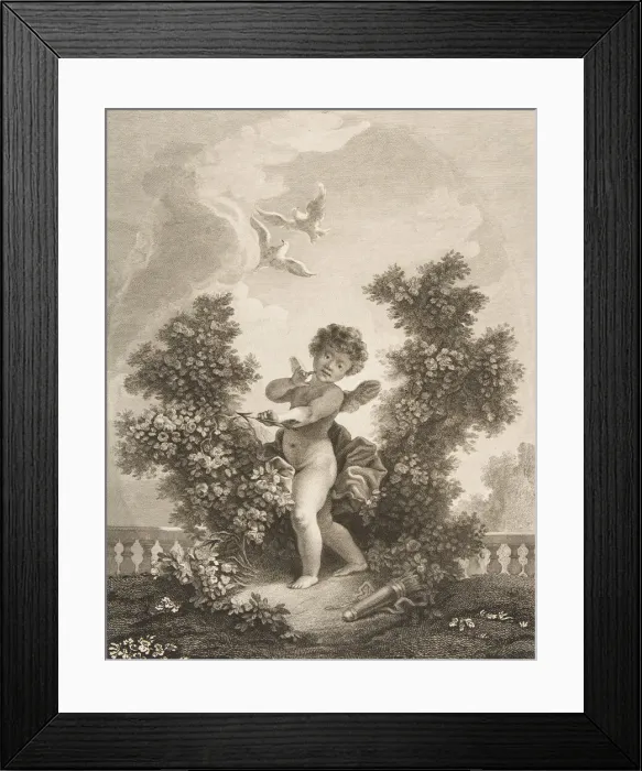 Framed Print : L Amour en Sentinelle. n. d. n. d Creator: Simon Charles Miger Framed Print : L Amour en Sentinelle. n. d. n. d Creator: Simon Charles Miger