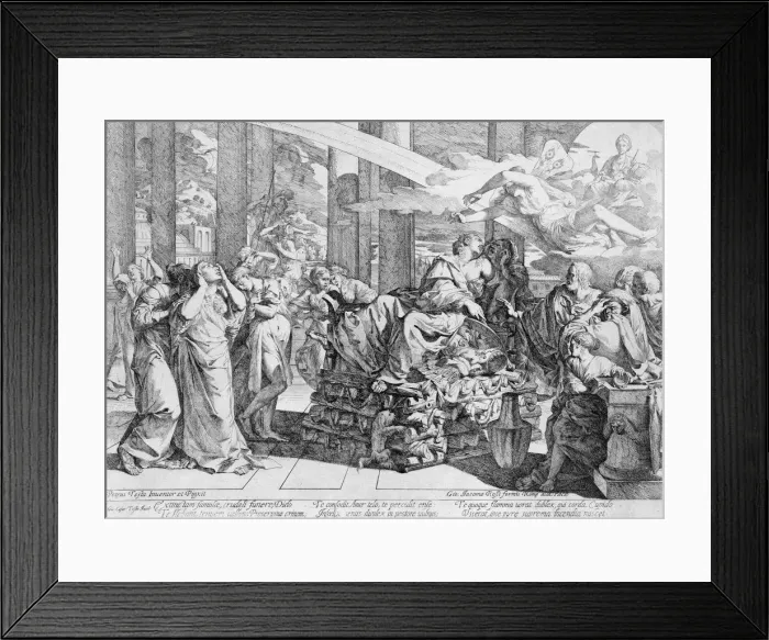 Framed Print : Scrapbook containing Italian Etchings of the XVIth and XVIIth Centuries Framed Print : Scrapbook containing Italian Etchings of the XVIth and XVIIth Centuries