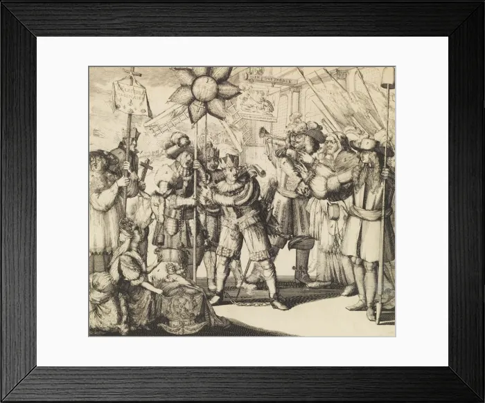 Framed Print : The Epiphany of the New Antichrist (L Epiphane du Nouveau Antichrist), 1689
