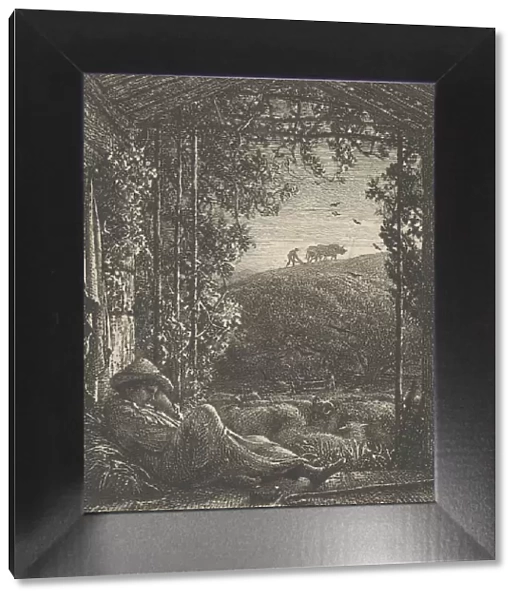 The Sleeping Shepherd; Early Morning, 1857. Creator: Samuel Palmer