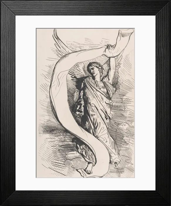 Framed Print : Frontispiece, from Othello, 1900. Creator: Theodore Chasseriau Framed Print : Frontispiece, from Othello, 1900. Creator: Theodore Chasseriau
