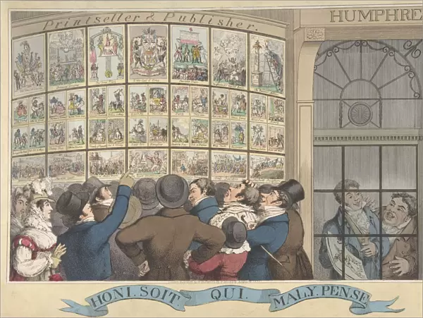 Honi. Soi. Qui. Mal. Y. Pense: The Caricature Shop of G. Humphrey, 27 St. James