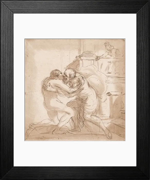Framed Print : The Return of the Prodigal Son, 1764-98. Creator: Vincenzio Vangelisti Framed Print : The Return of the Prodigal Son, 1764-98. Creator: Vincenzio Vangelisti