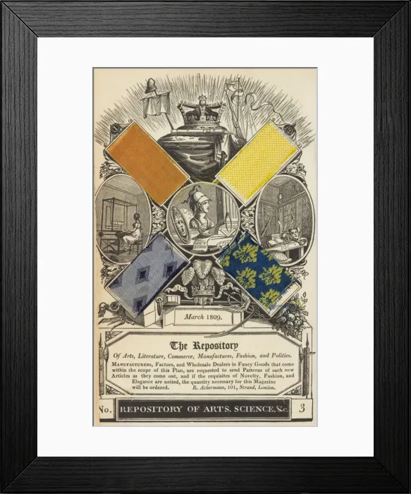 Framed Print : The Repository of Arts, Literature, Commerce, Manufactures, Fashions, and Pol Framed Print : The Repository of Arts, Literature, Commerce, Manufactures, Fashions, and Pol