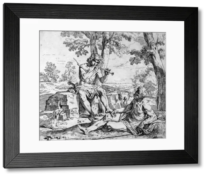 Framed Print : Scrapbook Containing Italian Etchings of the 17th and 18th Centuries, 17th-18th century Framed Print : Scrapbook Containing Italian Etchings of the 17th and 18th Centuries, 17th-18th century