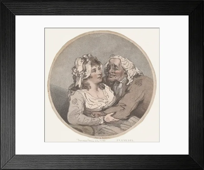 Framed Print : Dotage, April 20, 1790. Creator: T. Smith Framed Print : Dotage, April 20, 1790. Creator: T. Smith