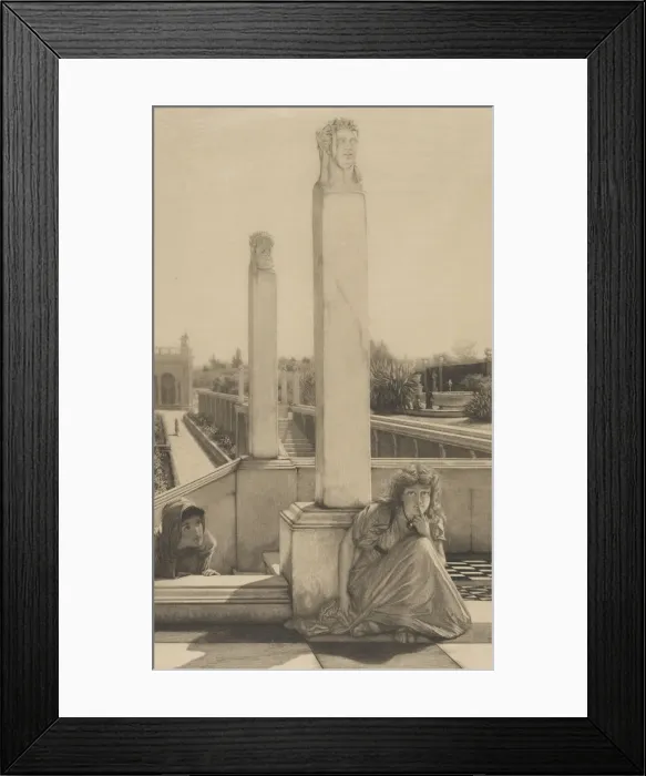 Framed Print : Hide and Seek, 1891. Creator: Leopold Lowenstam Framed Print : Hide and Seek, 1891. Creator: Leopold Lowenstam