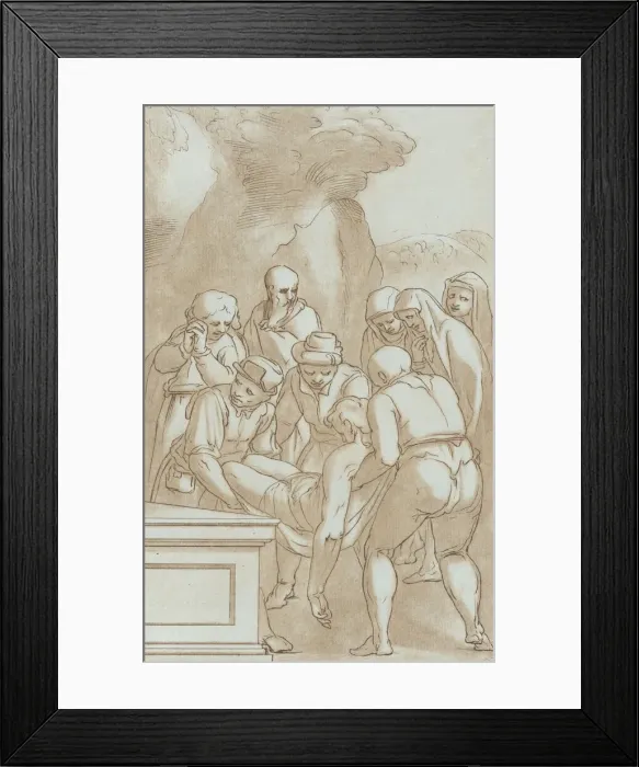 Framed Print : The Entombment, ca. 1780. Creator: Stefano Mulinari Framed Print : The Entombment, ca. 1780. Creator: Stefano Mulinari