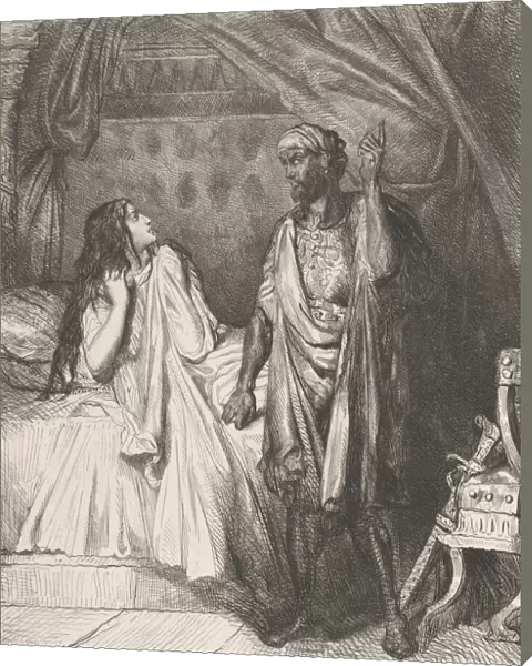 Have you pray d tonight, Dedesmona?: plate 12 from Othello (Act 5