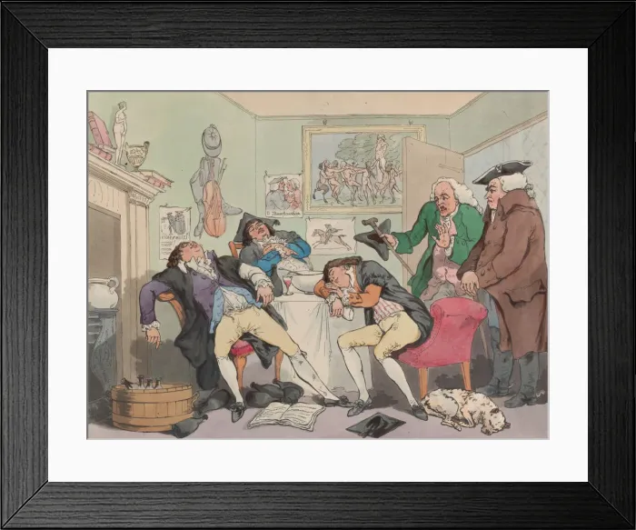 Framed Print : O Tempora, O Mores!, December 1799. Creator: Samuel Alken Framed Print : O Tempora, O Mores!, December 1799. Creator: Samuel Alken