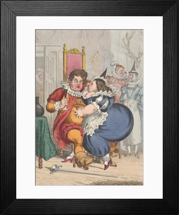 Framed Print : King Henry IV, ca. 1827. Creator: William Heath Framed Print : King Henry IV, ca. 1827. Creator: William Heath