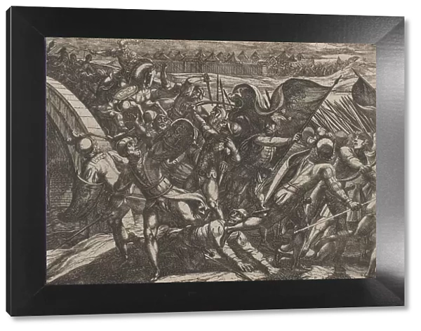 Plate 27: The Dutch During a Surprise Attack of the Roman Camp on the Moselle