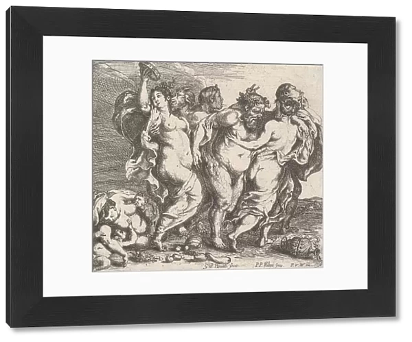 The drunken Silenus, accompanied by nymphs and satyrs, 1632. Creator: Willem Panneels