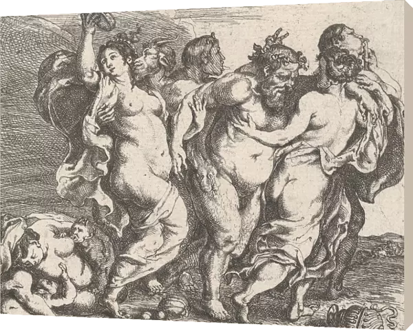 The drunken Silenus, accompanied by nymphs and satyrs, 1632. Creator: Willem Panneels
