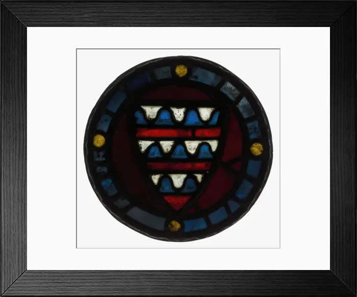 Framed Print : Roundel, British, ca. 1360-77. Creator: Unknown Framed Print : Roundel, British, ca. 1360-77. Creator: Unknown