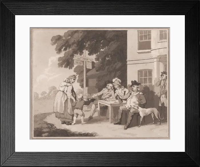 Framed Print : Benevolence, November 25, 1792. Creator: Samuel Alken Framed Print : Benevolence, November 25, 1792. Creator: Samuel Alken