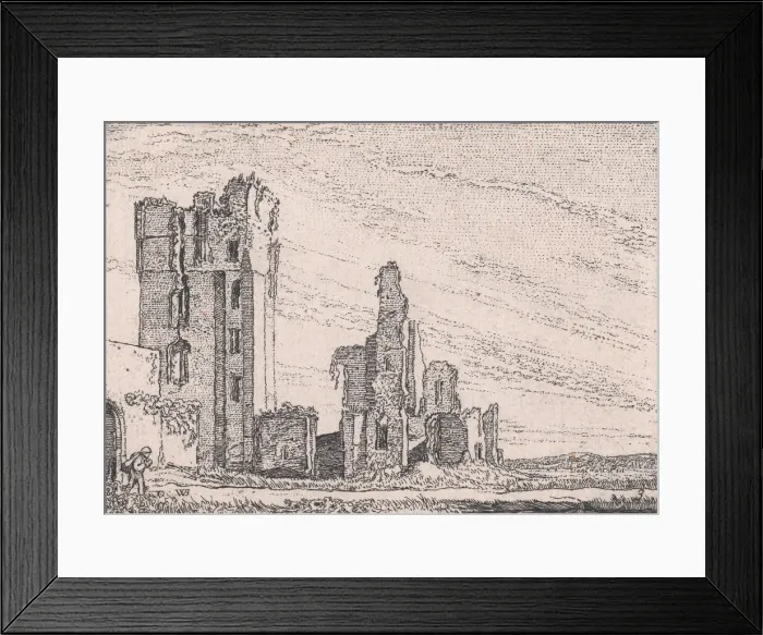 Framed Print : Het Huys te Kleef bij Haarlem, from Verscheyden Landtschapjes (Various Little Landscap Framed Print : Het Huys te Kleef bij Haarlem, from Verscheyden Landtschapjes (Various Little Landscap