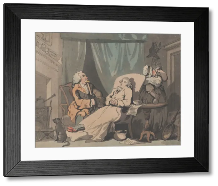 Framed Print : The Bachelor, December 28, 1787. Creator: Samuel Alken Framed Print : The Bachelor, December 28, 1787. Creator: Samuel Alken