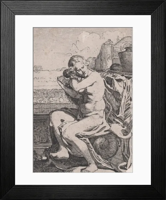 Framed Print : Bathsheba Combing Her Hair, ca. 1615. Creator: Willem Pietersz. Buytewech Framed Print : Bathsheba Combing Her Hair, ca. 1615. Creator: Willem Pietersz. Buytewech