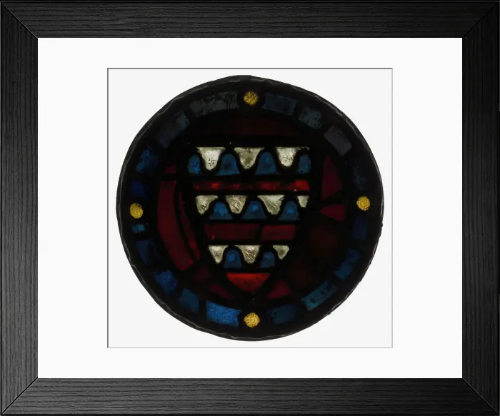 Framed Print : Roundel, British, ca. 1360-77. Creator: Unknown Framed Print : Roundel, British, ca. 1360-77. Creator: Unknown
