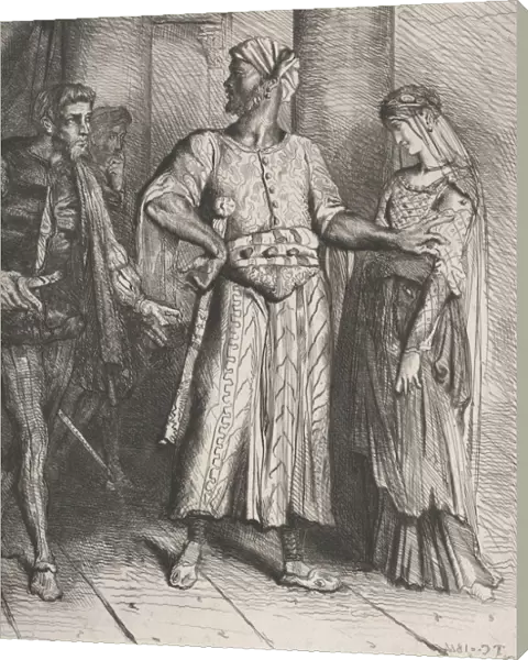Honest Iago, my Desdemona must I leave to thee: plate 4 from Othell