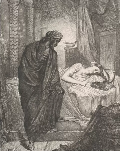 Yet she must die: plate 11 from Othello (Act 5, Scene 2), etched 1844, reprinted 1900