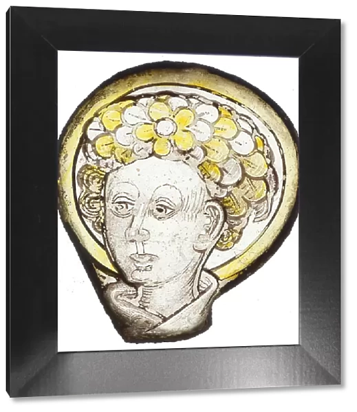 Head of a Saint, British, 15th century. Creator: Unknown