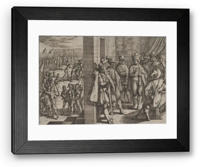 Framed Print : Plate 18: Secret Meeting of Civilis with Other Leaders from Trier Framed Print : Plate 18: Secret Meeting of Civilis with Other Leaders from Trier