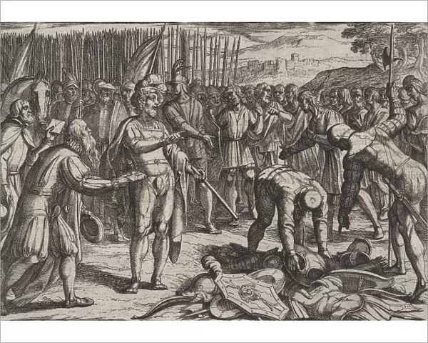 Plate 7: German Envoys Visit Civilis, from The War of the Romans Against the Batavians