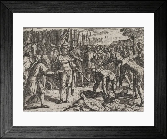 Framed Print : Plate 7: German Envoys Visit Civilis, from The War of the Romans Against the Batavians Framed Print : Plate 7: German Envoys Visit Civilis, from The War of the Romans Against the Batavians
