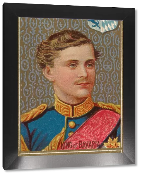 King of Bavaria, from Worlds Sovereigns series (N34) for Allen & Ginter Cigarettes