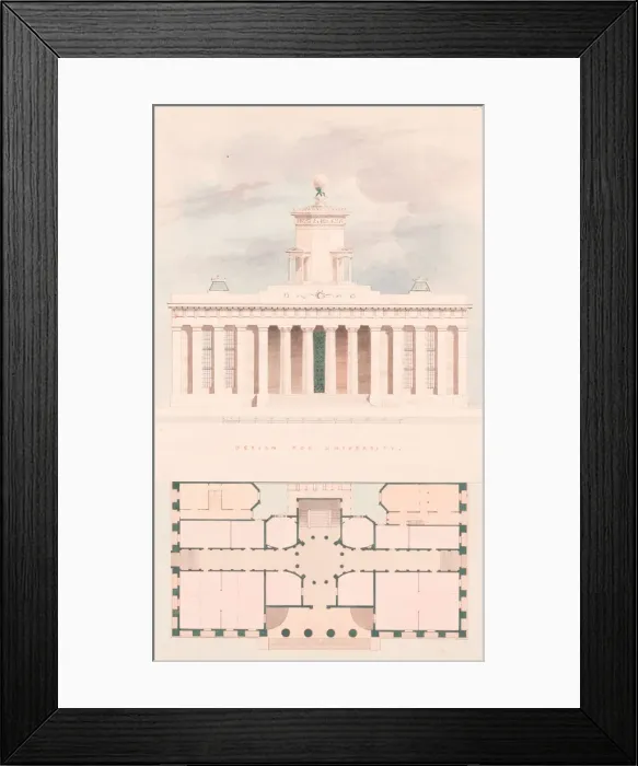 Framed Print : A. J. Davis, Scrapbook IV. n. d. n. d Creator: Alexander Jackson Davis Framed Print : A. J. Davis, Scrapbook IV. n. d. n. d Creator: Alexander Jackson Davis