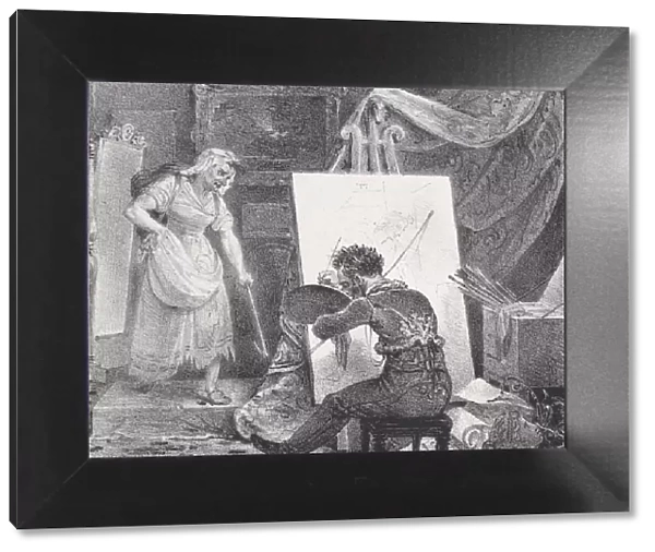 The Romantic Painter (Le Peintre Romantique), 1805-27. Creator: F Noel