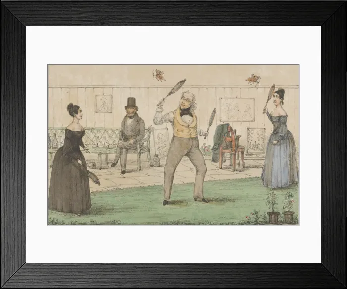 Framed Print : Vive la France, Balancier, Both in Tow, ca. 1840. Creator: Alfred E. Baker Framed Print : Vive la France, Balancier, Both in Tow, ca. 1840. Creator: Alfred E. Baker