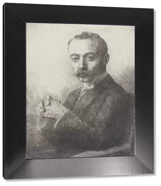Portrait of Edward D. Adams, 1892. Creator: Alphonse Legros