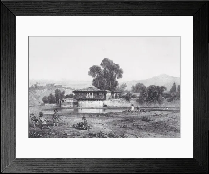 Framed Print : Turkish Barrack, 1823-60. Creator: Alexandre Gabriel Decamps Framed Print : Turkish Barrack, 1823-60. Creator: Alexandre Gabriel Decamps