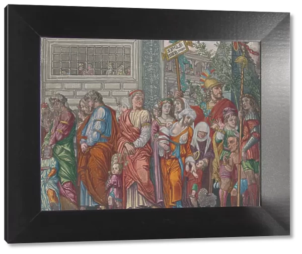 Sheet 7: procession, from The Triumph of Julius Caesar, 1599. Creator: Bernardo Malpizzi