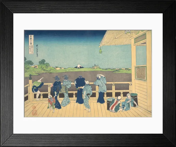 Framed Print : Sazai Hall at the Temple of the Five Hundred Arhats (Gohyaku Rakanji Sazaido) Framed Print : Sazai Hall at the Temple of the Five Hundred Arhats (Gohyaku Rakanji Sazaido)